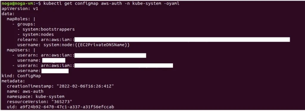 aws-auth ConfigMap